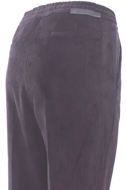 Pantalone jogging in velluto millerighe