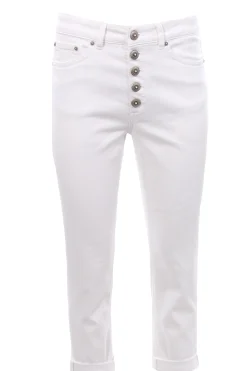 Pantalone koons gioiello in denim di cotone
