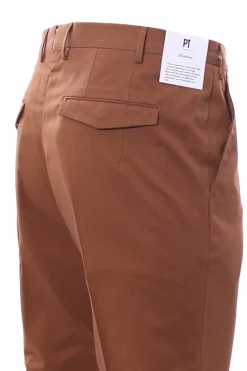 pantalone master ff in cotone e seta stretch