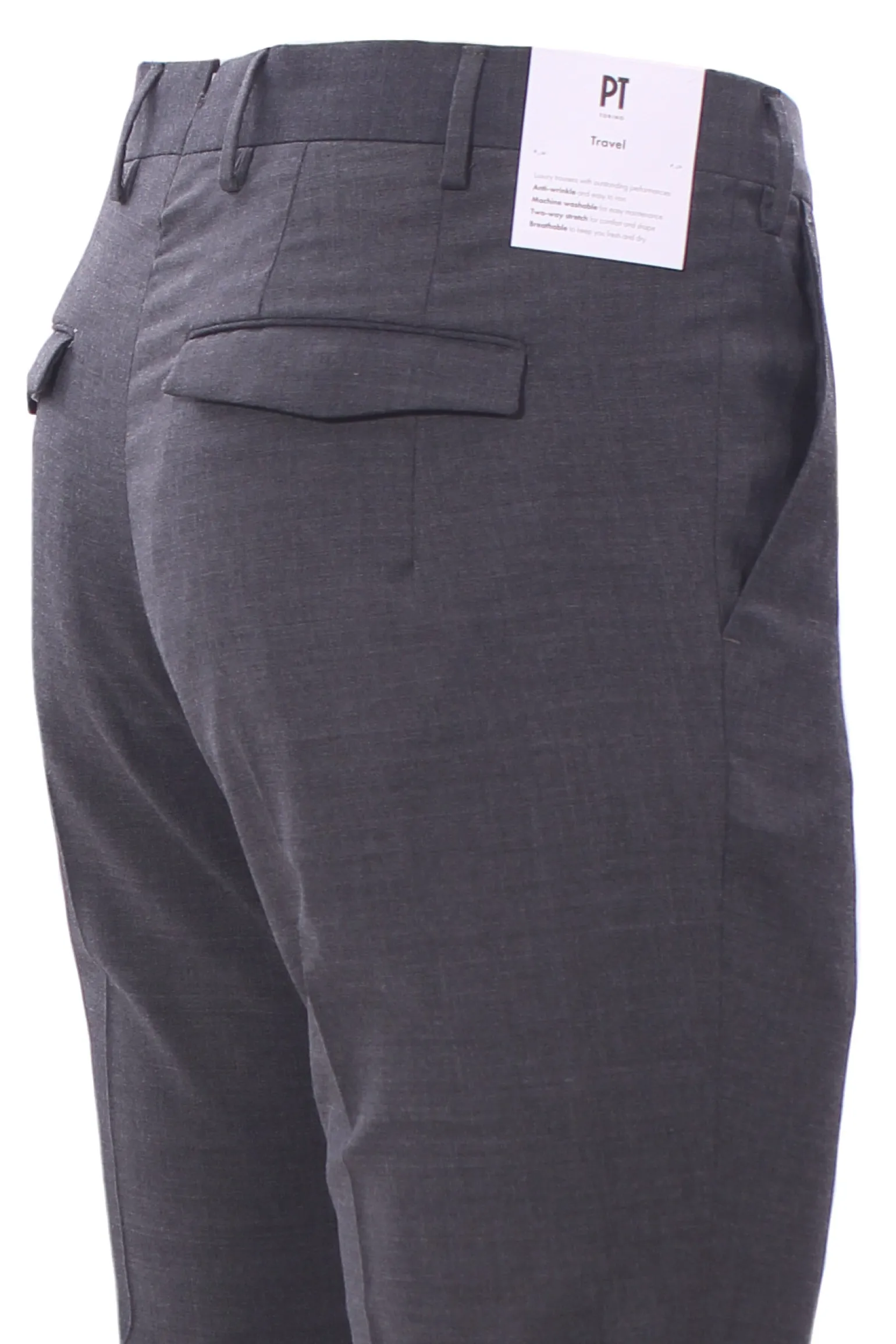 pantalone master f.f. in tela di lana travel