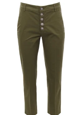 Pantalone nina con bottoni gioiello