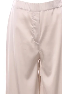 Pantalone palazzo in viscosa di seta