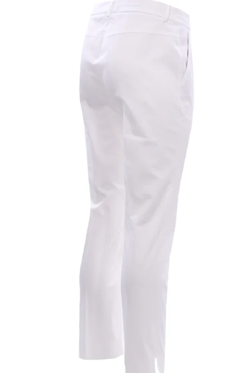 Pantaloni corso como in cotone con impunture