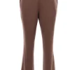 Pantaloni gamba larga con elastico