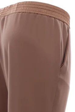 Pantaloni gamba larga con elastico