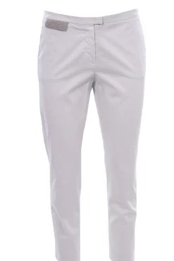 Pantaloni in cotone con taschino