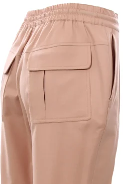 Pantaloni in lana con coulisse