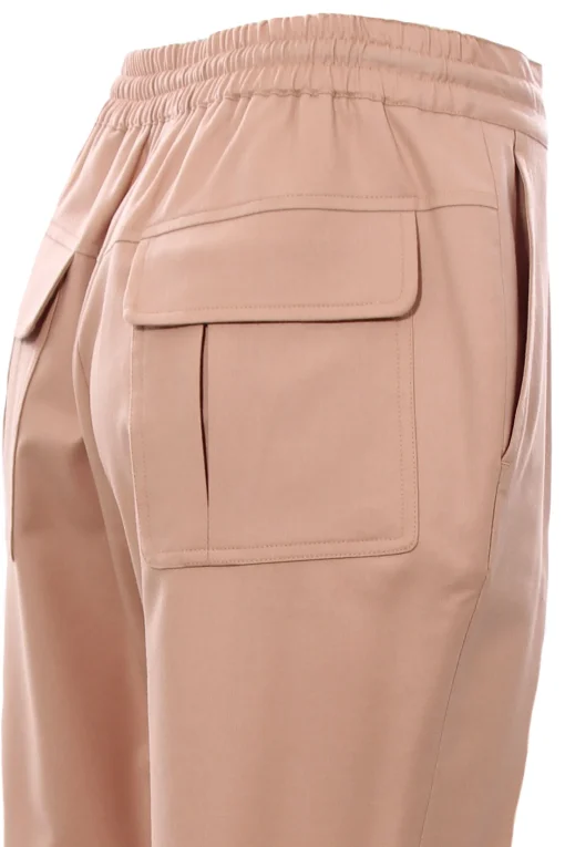 Pantaloni in lana con coulisse