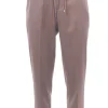 Pantaloni in lana e cashmere con coulisse