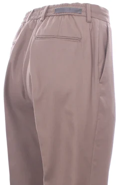 Pantaloni in lana e cashmere con coulisse
