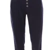 Pantaloni koons in velluto millerighe