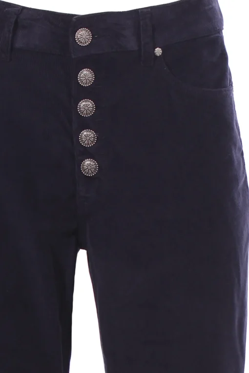 Pantaloni koons in velluto millerighe