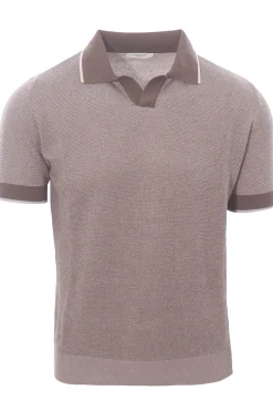 polo skipper cotone con contrasti