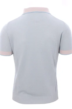 polo skipper cotone con contrasti