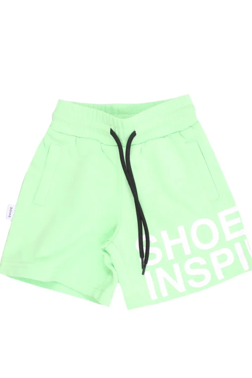 shorts in felpa con logo