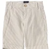 Shorts rigato in cotone