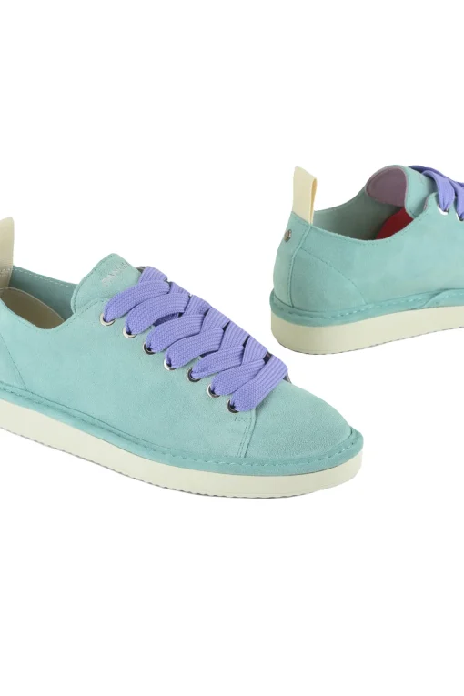 Sneakers allacciata in suede
