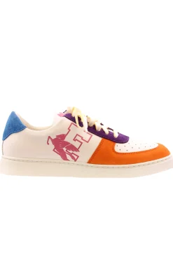 Sneakers in pelle con pegaso