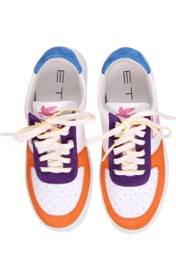 Sneakers in pelle con pegaso