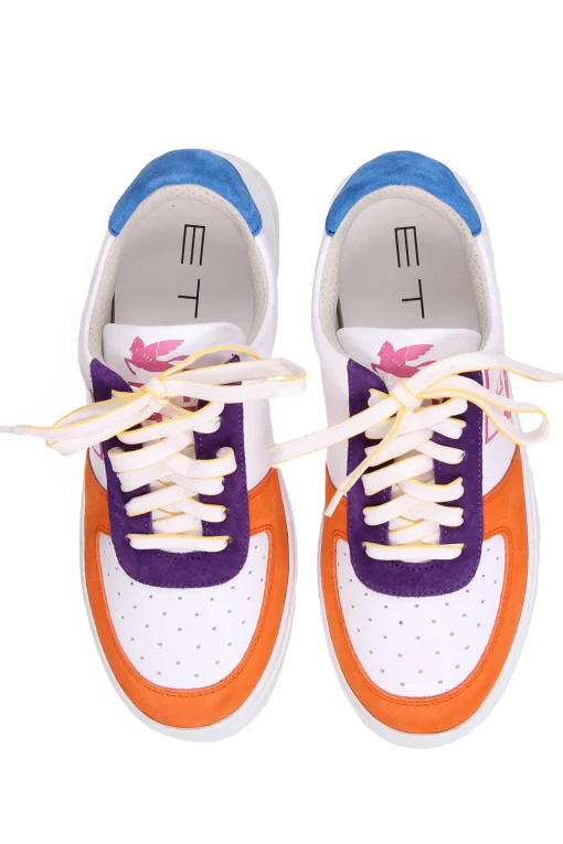 Sneakers in pelle con pegaso