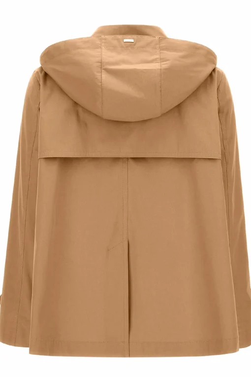 Trench corto in cotone