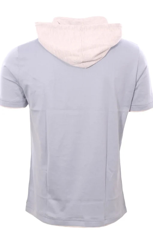 t-shirt con cappuccio