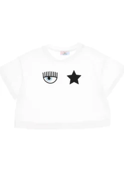 T-shirt in cotone occhio