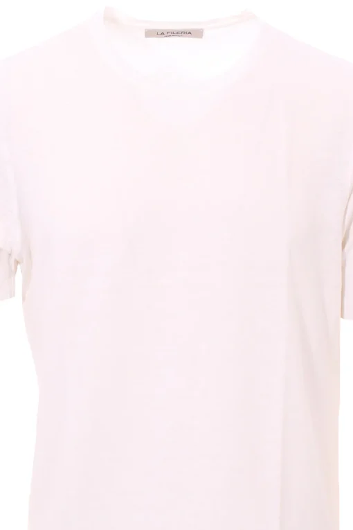 t-shirt in lino stretch