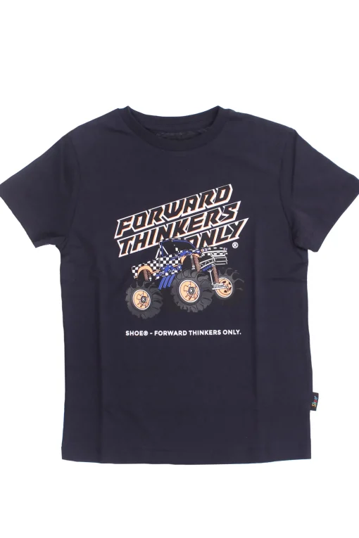 T-shirt macchina in cotone